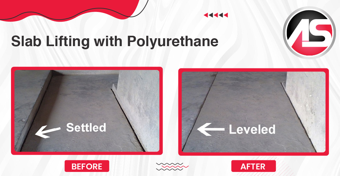 Slab Lifting W/ Polyurethane Foam